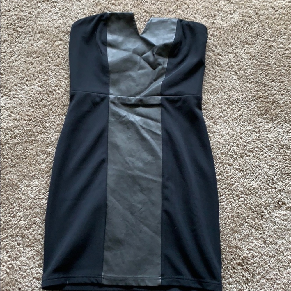 Strapless bodycon dress